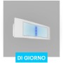 Beghelli 1499BLU Lampada emergenza e notturna ricaricabile LED, 11W, 8 ore di autonomia, 130 Lumen, IP40, Parete o incasso