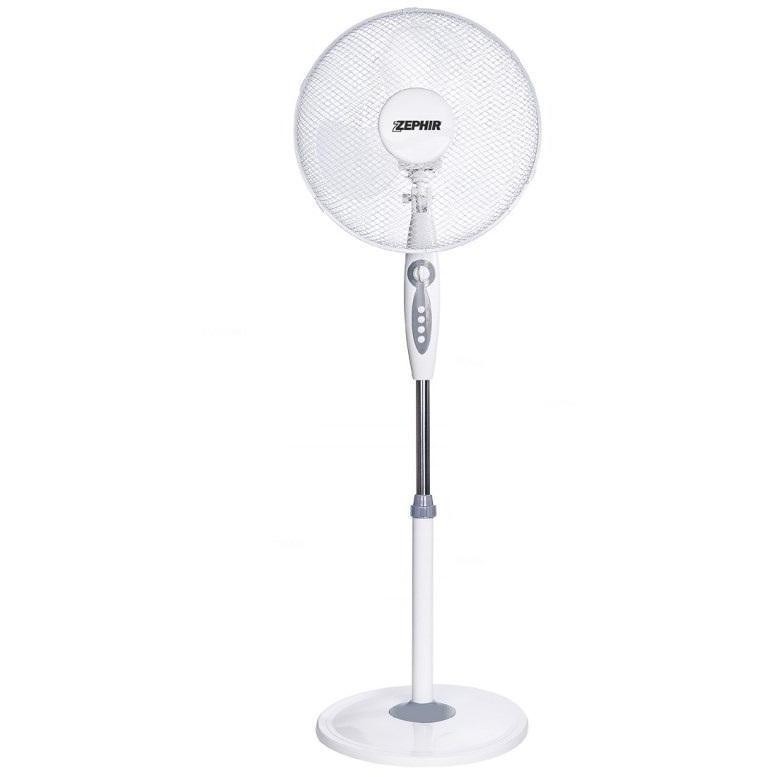 Zephir PBA41P, Ventilatore a Piantana Da Terra, Bianco