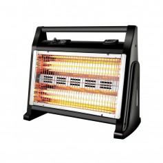 DCG SA9524 Stufa al Quarzo, 2 Potenze 800W-1600W, Funzione turbo ed umidificatore, Protezione Anti Surriscaldamento