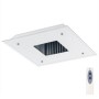 Plafoniera Eglo Licosa 93659 con effetto profondità, Diffusore in vetro trasparente, Telecomando, Sistema LED 24W, Luce calda