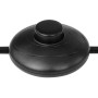 Piantana Globo Lighting Robby 57910SB con 3 Spot Orientabili GU10, Nera, Base e struttura in metallo, Interruttore a pedale