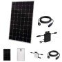 Kit fotovoltaico fai da te 300W TechnaXX Germany TX-212 da connettere all'impianto di casa, 1 Pannello solare, 1 Invertitore