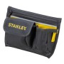 Stanley 1-96-179 Marsupio Porta utensili 16x6x24 cm, Regolabile su cintura, Tasca con chiusura a cerniera, Robusto