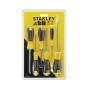 Stanley STHT0-60208 Set 6 giraviti Stanley Essential con Lama al cromo vanadio, Manico impermeabile, ignifugo ed isolante