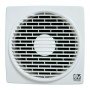 Vortice 12611 Aspiratore da vetro/finestra o muro, Diametro 150 mm, Interruttore a filo, Portata 235 m3/h, Bianco, MADE IN ITALY