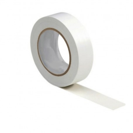 FAEG FG27255 Nastro isolante elettrico Bianco 25 mm, Rolla da 25 metri, Realizzato in PVC