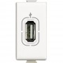 Bticino Matix AM4285 Connettore USB, 1 Modulo, Utile per trasmissione dati, Bianco, Serie Civili