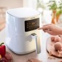 Philips Airfryer HD9252 Friggitrice ad aria 4 Litri, Timer e controllo della temperatura, 5 Impostazioni di cottura, Bianca