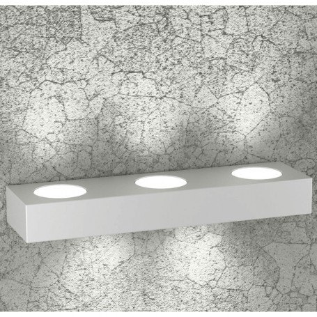 Top Light Beaside 1190/A3 Lampada da parete Bianca 3+2, 5 GX53, Struttura in metallo, Luce Doppia Emissione