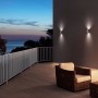 Isyluce 311 E-Sea Lampada da parete Luce Sopra/Sotto Antracite, 2 GU10, Struttura in ABS, Interno ed esterno, IP54