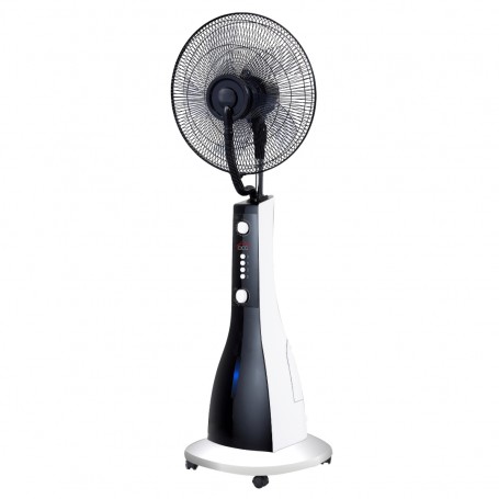 DCG VE1900 Ventilatore Nebulizzante a piantana con umidificatore, 3 Litri, 3 Velocita, Timer, 120W, Oscillante