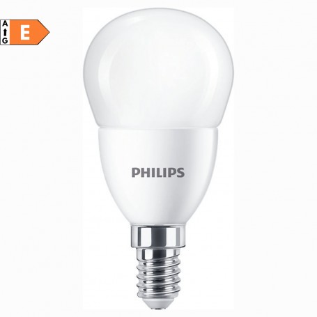 Philips 9290029793 Lampadina LED 7W E14, Luce Fredda, Resa 60W, 6500K, 806 Lumen, Sfera, Luce a 360 Gradi