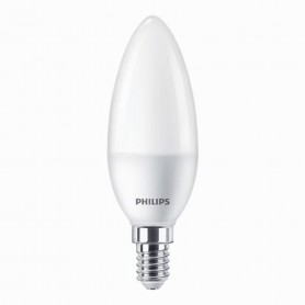 Philips 9290029788 Lampadina LED 7W E14, Luce Fredda, Resa 60W, 6500K, 806 Lumen, Oliva, Luce a 360 Gradi