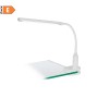 Lampada a pinza con clip per mensole o scrivanie Eglo Laroa 96434 Bianca, LED 5W Dimmerabile, Luce naturale, Interruttore Touch