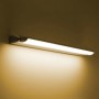 Applique LED orientabile 11W Philips Lamine, Luce calda 2700K, 790 Lumen, Alluminio grigio