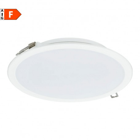 Philips DN065B LED20S/830 Faro 23W LED Luce Calda, 2000 Lumen, Sottile 34 mm, Bianco, IP20