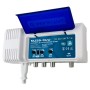 Maxital MJ35-3UU Centralino Larga Banda UHF BIII, 3 Ingressi, Guadagno 35 dB, Filtro LTE 5G, Telealimentazione 12 V CC- 80mA