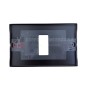 Vimar 08635.N Serie 8000 Placca Nera 1 Posto per Supporto 8531, Realizzata in Alluminio Oxiver, MADE IN ITALY