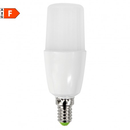 Beghelli 58030 Lampadina LED 8W E14, Luce Calda, Resa 60W, 3000K, 850 Lumen, Forma Allungata