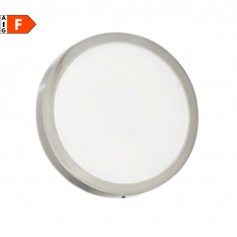 Plafoniera bianca sottile in metallo IdealLux Universal Round, 12W, 700 Lumen, Luce calda 3000K, Diametro 17 cm
