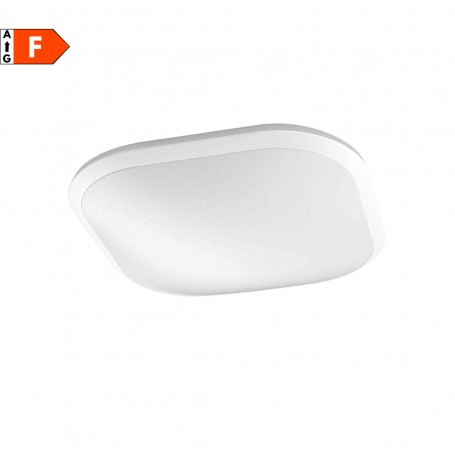 Plafoniera LED dimmerabile quadrata 18W Philips Cavanal, Luce naturale 4000K, 1600 Lumen, 30x30, Bianca: Coppolav.it: Plafoniera