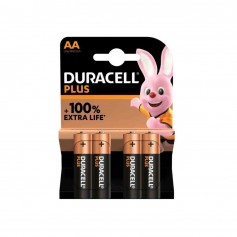 Duracell Plus MN1500 Batterie Stilo AA, Lunga durata per uso quotidiano, Batterie alcaline