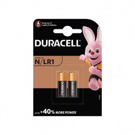 Blister di 2 batterie Duracell LR1 a lunga durata 1,5V