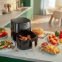 Philips Airfryer HD9270/70 Friggitrice ad aria 6.2 Litri, Timer e controllo della temperatura, 14 Impostazioni di cottura, Nera