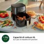 Philips Airfryer HD9252/70 Friggitrice ad aria 4 Litri, Timer e controllo della temperatura, 13 Impostazioni di cottura, Bianca