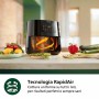 Philips Airfryer HD9270/70 Friggitrice ad aria 6.2 Litri, Timer e controllo della temperatura, 14 Impostazioni di cottura, Nera