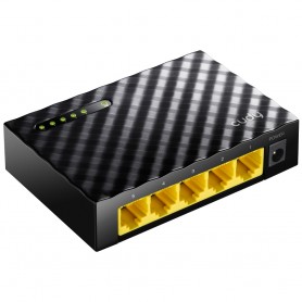 Cudy GS105D Switch 5 porte LAN RJ45 1000 Mbps, Plug & Play, Risparmio energetico, Nero
