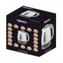 Termozeta 76039 Bollitore Cordless 1.7 Litri, 2200W, Filtro removibile, Spegnimento automatico, Bianco