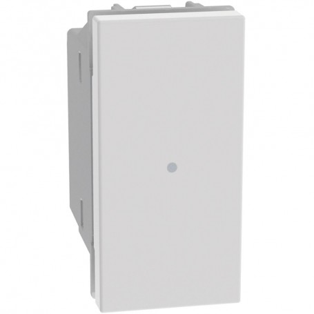 Bticino Matix GO JW4418 Dimmer a Pulsante Universale Bianco, 100-240V AC, 1 Modulo, 75-150W