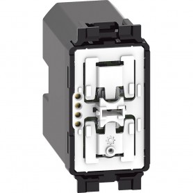 Bticino Living Now K4003CWI Comando ON-OFF Dimmer Luci Wireless, Funzionamento a batteria CR2032, 1 Modulo, Serie Civili