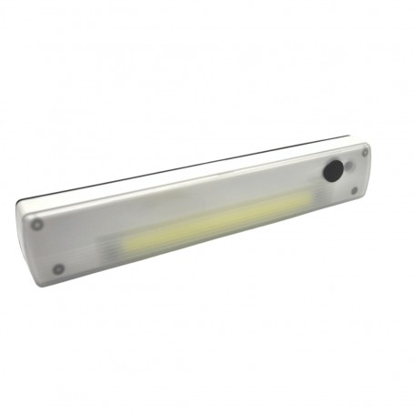 MED 6019B Lampada multiuso 2W LED COB, 200 Lumen, 3 Batteria AAA, Dotata di biadesivo