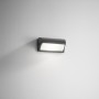 Isyluce 537 Lampada da parete per esterni Antracite, 1 E27, IP54, Luce verso il basso