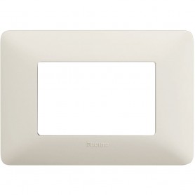 Placca Bticino Matix AM4803MSL 3 moduli Silver, Tecnopolimero, Serie Civili, MADE IN ITALY