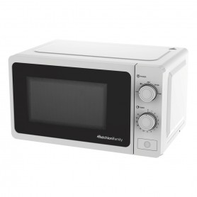 Forno Microonde 20 litri Melchioni Onda 118380038 con grill, Timer 35 minuti, Funzione scongelamento, Bianco, Piatto girevole