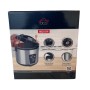 DCG RK2925N Cuociriso Vaporiera Automatica, 700W, Pentola antiaderente, Struttura in acciaio Inox, Nera