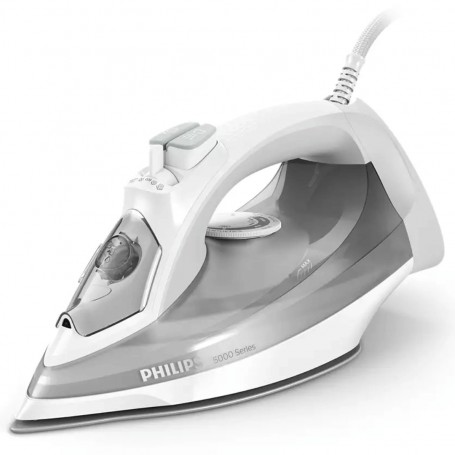 Philips DST5010/10 Ferro da stiro a vapore con piastra SteamGlide Plus antigraffio, 2400W, Sistema anticalcare, Vapore 40g/Min