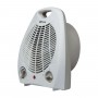 Termozeta TZR15WG Termoventilatore con termostato, 2 Potenze 1000W-2000W, Protezione termica, Bianco