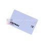 Tessera Badge RFID 125 KHz Bianca Astral 336874, Ideale per B&B, Hotel e AirBnB, 1 Pezzo