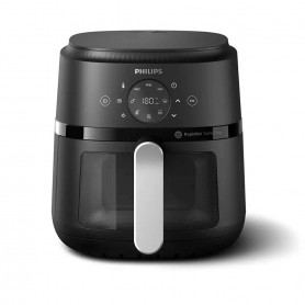 Philips Airfryer NA231/00 Friggitrice ad aria 6.2 Litri, Timer, Touch, 13 Impostazioni di cottura, Nera, Finestra controllo