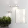 Toplight Edra Barra 2 Spot Sabbia Orientabili da parete e soffitto, 2 GX53, Struttura in metallo, IP20, Moderno