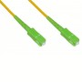 Patch Cavo Fibra Ottica 1 Metro SC/APC - SC/APC Simplex per FTTH, Diametro Fibra 9/125 micron