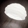 Sospensione con vetro bianco Ideal Lux Karma SP1 Small