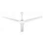 Ventilatore a soffitto con comando a muro e 3 pale diametro 121 cm Zephir ZFS8120, 5 Velocità, Bianco: Coppolav.it