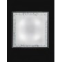 Plafoniera con vetro decorato floreale molto luminosa Perenz 5744 DB, 3 E27, Moderna, IP20: Coppolav.it