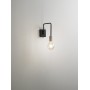 Lume con paralume plissettato e base cromata Ideal Lux Eternity TL1 Big, E27