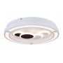 Plafoniera tonda bianca con telecomando per cambiare colore luce Globo Lighting Kolli 48405-50, Sistema LED 50W, 2300 Lumen